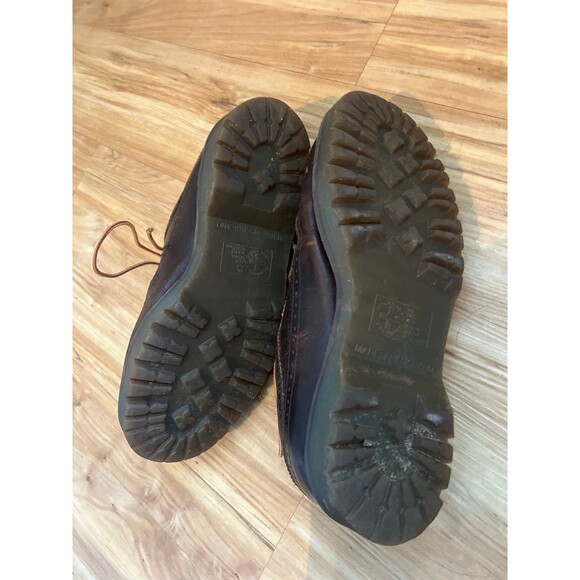 Brown Wingtip Brogue Oxford Shoes Made in England Size 10 - Picture 4 of 4